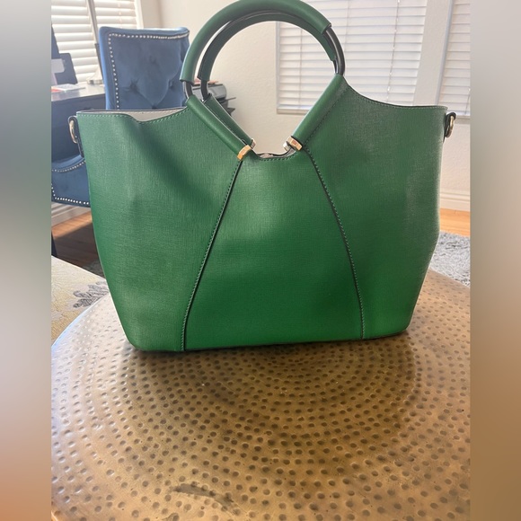 Large Kelly Green Tote - Picture 1 of 2